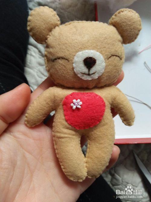 萌萌的小熊手工怎么制作