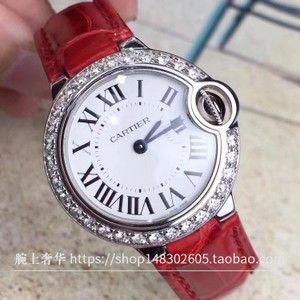 【腕上奢华】正品卡地亚蓝气球系列x镶钻石英女表手表28表经