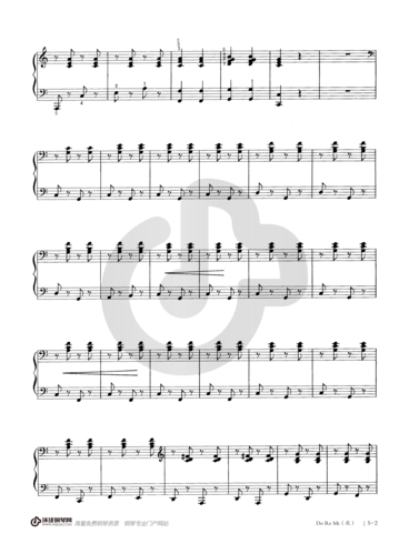 1.do re mi(次)——少年儿童钢琴四手联弹曲集