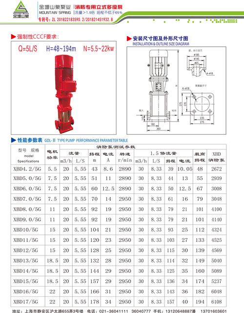 5倍金堰山泉水泵底座编号及电动机接线盒安装尺寸