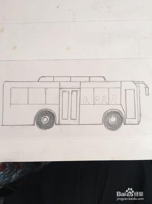 公交车的简笔画怎么画