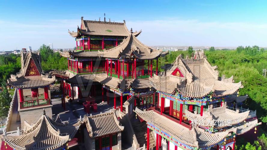 宁夏灵武市高庙_视频素材包下载(编号:4137065)_实拍