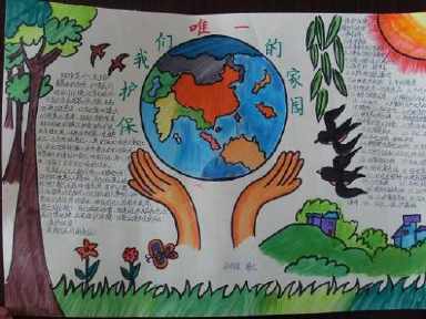 小学生保护水土美化家园手抄报 保护水源手抄报