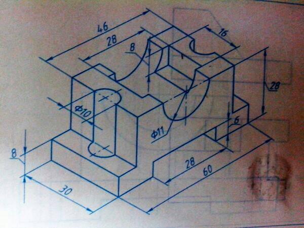 机械制图三视图求图