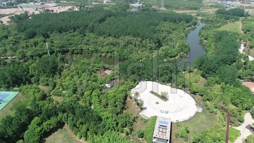 合肥庐州公园航拍