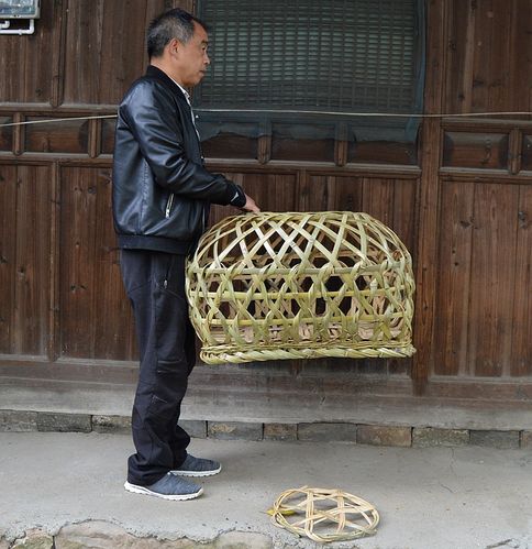 竹编镂空竹笼鸡鸭竹笼收纳储物笼子艺品滤水笼动物笼推荐