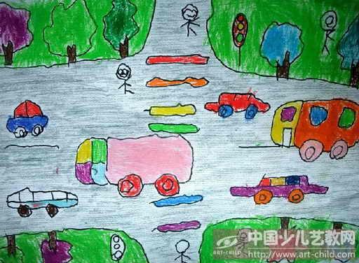作品名称:  《热闹的马路》
