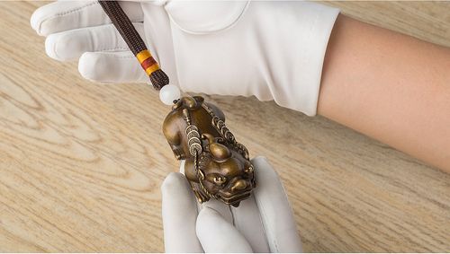 铜师傅 全铜手把件 《涨薪神器之二》家居工艺品 饰品