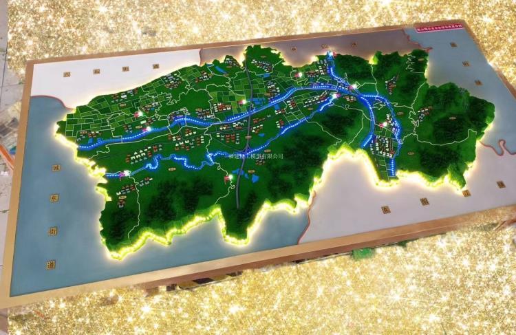 地形地貌沙盘模型农业模型数据沙盘