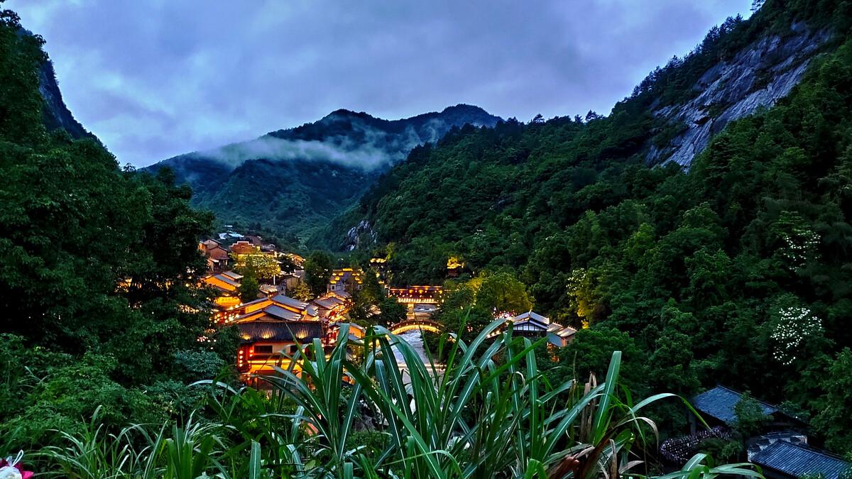望仙谷傍晚时分拍摄于5月11日江西上饶