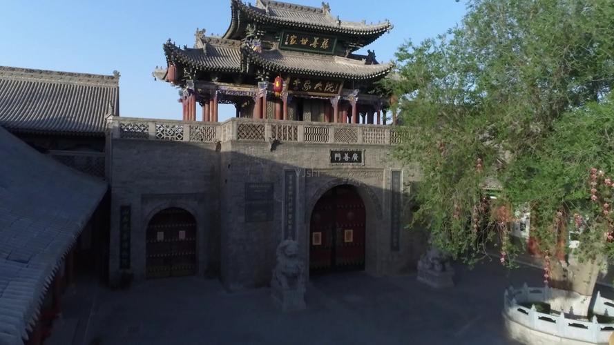 航拍山西李家大院慈善世家01_1920x1080_高清视频素材