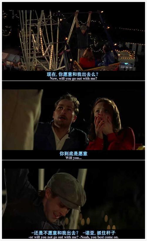 《恋恋笔记本》 诺亚挂在摩天轮上约艾丽