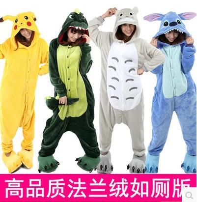 可爱卡通动物关谷恐龙连体睡衣小怪兽情侣演出派对cosplay服装男