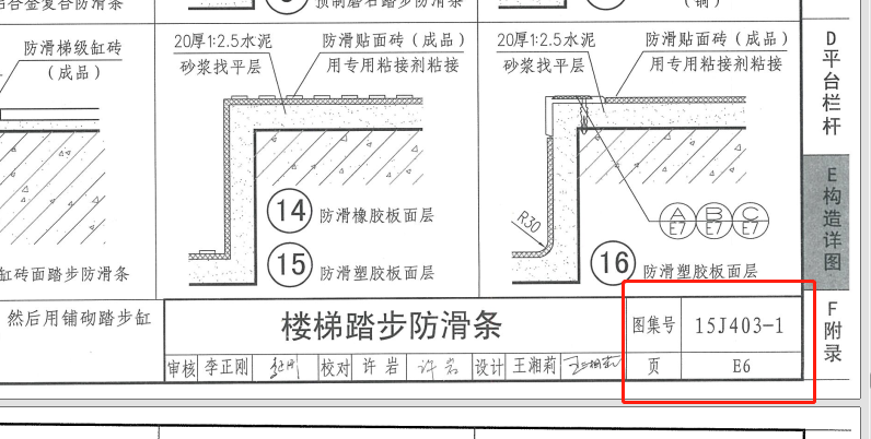这个楼梯踏步有防滑条吗还是直接刻槽