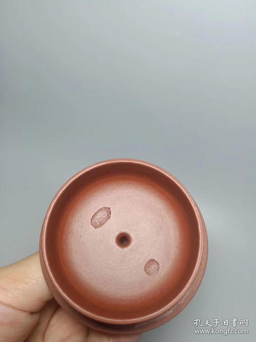 黄易大红袍描金紫砂壶
