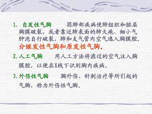 黄蓉自发性气胸ppt