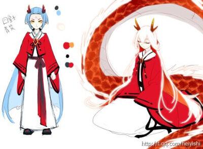 天行轶事 青龙族皇族们人设(烛龙是奉献自己照亮世界的龙啊~就像蜡烛