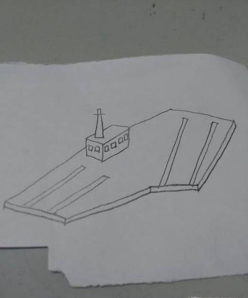 儿童航空母舰怎么画