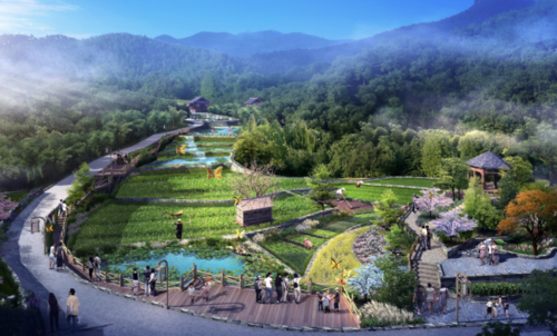 [方案][湖南]苗家古寨峡谷梯田农业美丽乡村旅游度假区景观设计方案
