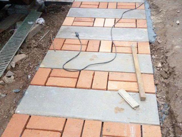 家里有个小院,想要用红砖铺地,8种铺法好学又好用