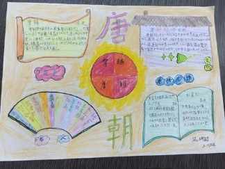 昌盛的唐文化手抄报 文化手抄报