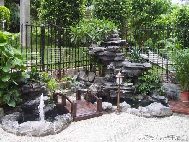 如何营造你的别墅庭院假山,庭院景观石摆放?