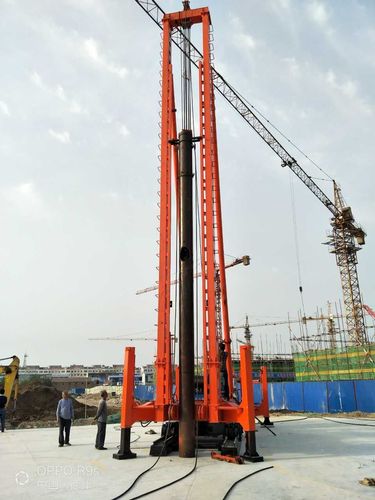 hk10夯扩桩机在工地施工