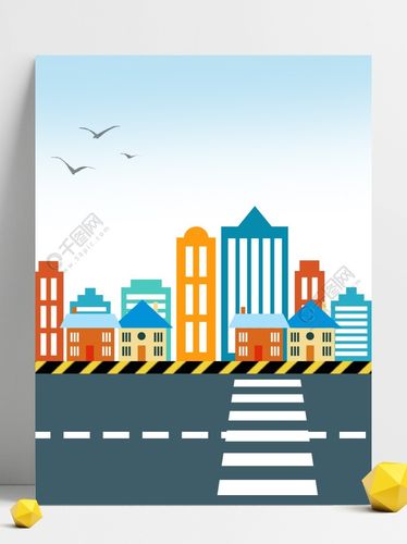 国际志愿者日扶老人过马路卡通海报