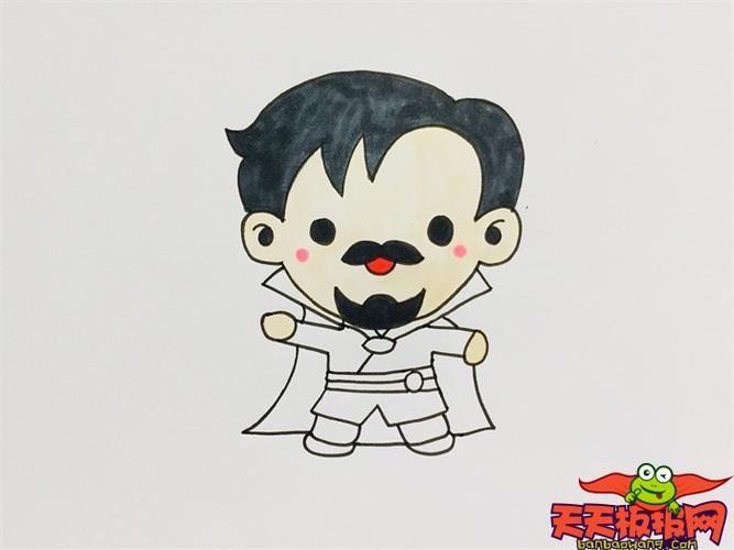 复联4奇异博士简笔画步骤奇异博士怎么画教程