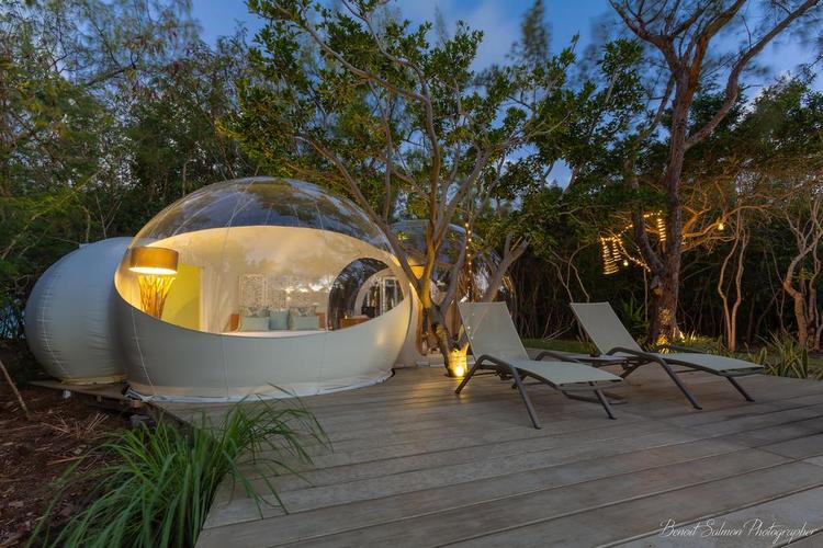 bubble lodge ile aux cerfs(塞尔夫岛泡泡屋酒店)
