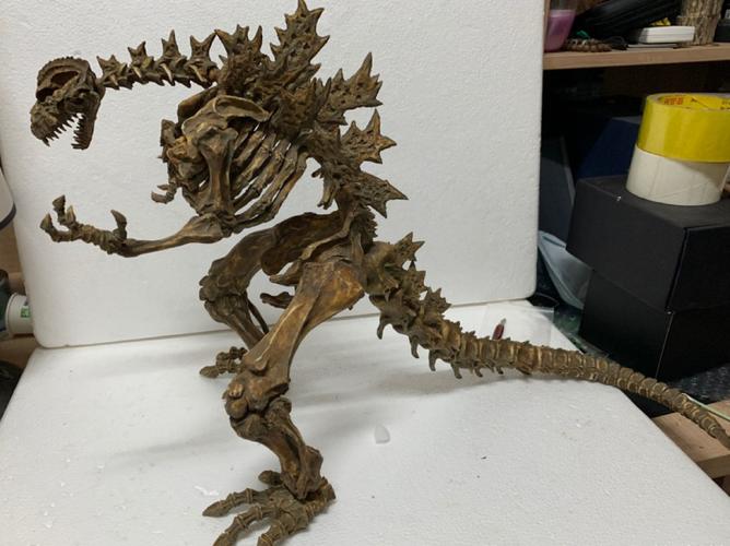 哥斯拉 战损哥斯拉 骨架_手办_参观我的玩具柜_兴趣爱好_玩具