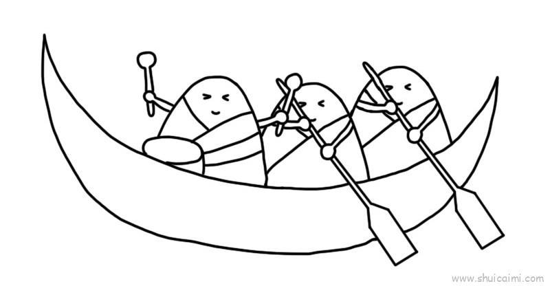 粽子儿童画怎么画 粽子简笔画好看