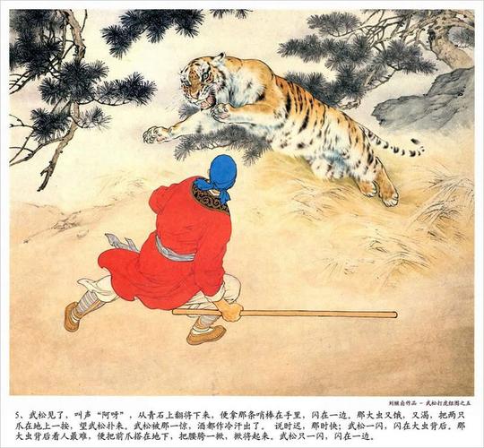国画大师刘继卤画笔下的虎