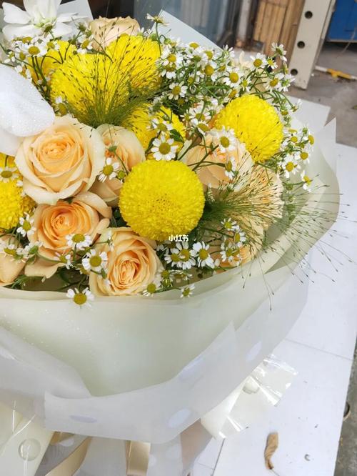 乒乓菊花束_花束_乒乓球_乒乓菊花束_家居家装_家居装饰_花艺