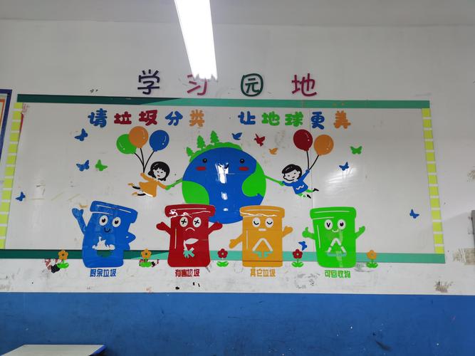 "垃圾分类 从我做起"班级黑板报评比活动——天馆乡中心小学校