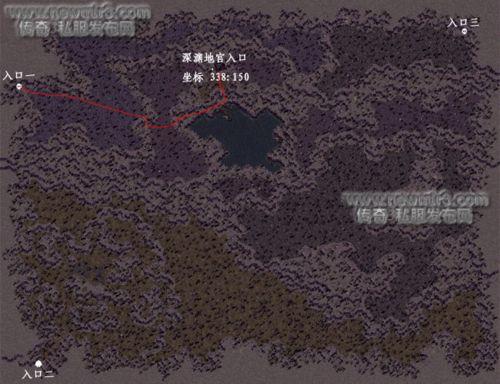 传奇3月河渊地图走法