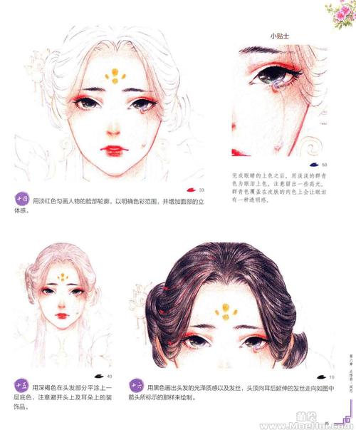 漫画教程古风红颜绘175p