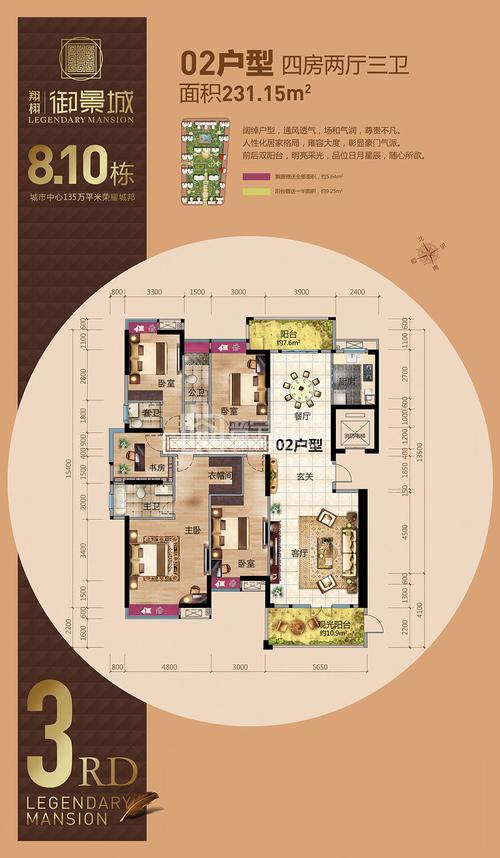 御景城三期户型图_普宁房产网