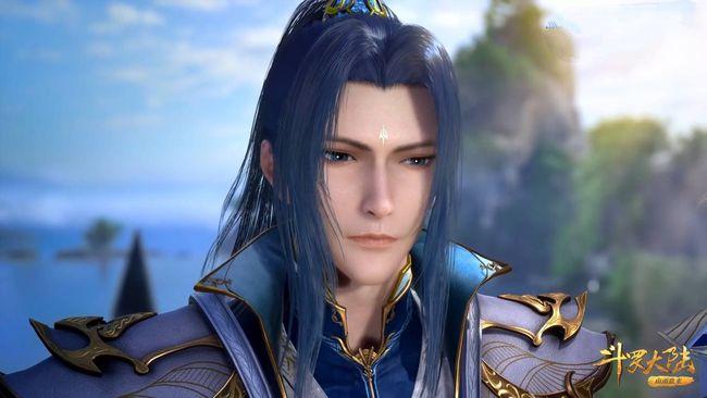 斗罗唐三海神九考波塞西登场白色长发颜值完败给比比东