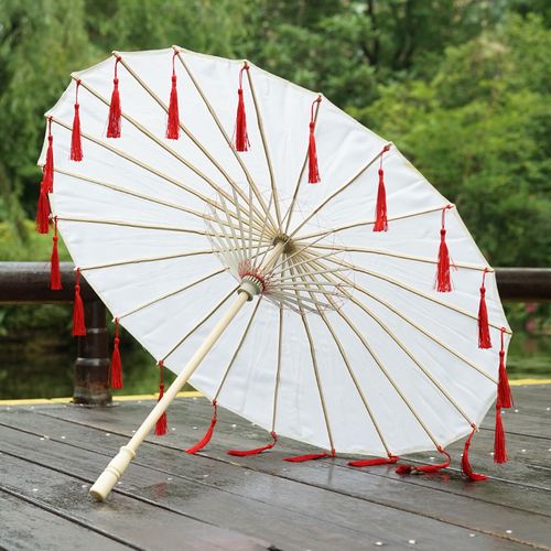 纸伞仙女古风伞汉服伞流苏古典古装工艺伞