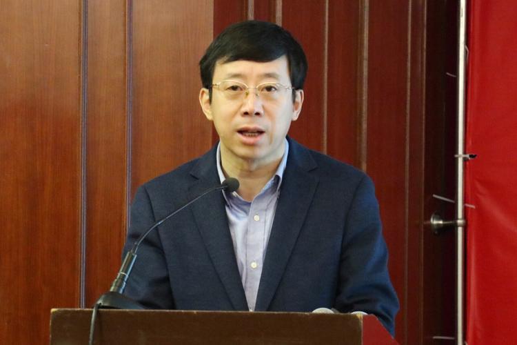 上海大学党委副书记,纪委书记段勇致辞 本网记者 仝薇/摄