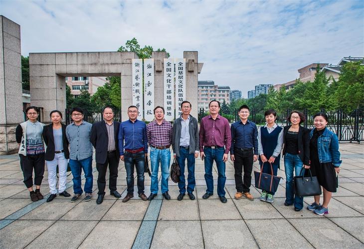 慈溪职业高级中学代表来我院影视技术系参观交