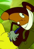 搬仓鼠黑帮的首领,奸诈狡猾,老谋深算,因为被黑猫警长打掉一只耳朵