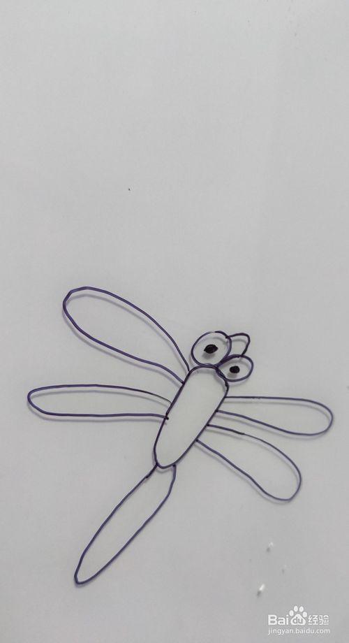 简笔画——怎么画简笔画蜻蜓