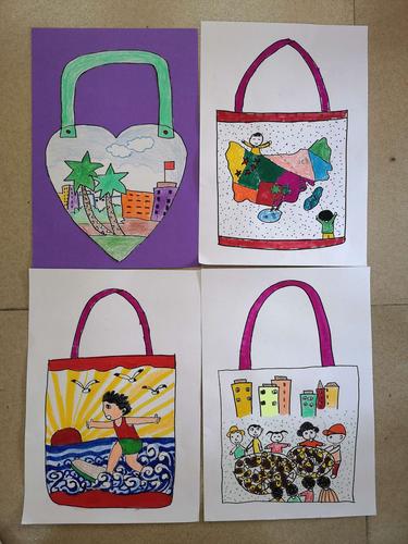 最有意义的一次环保袋绘画动活