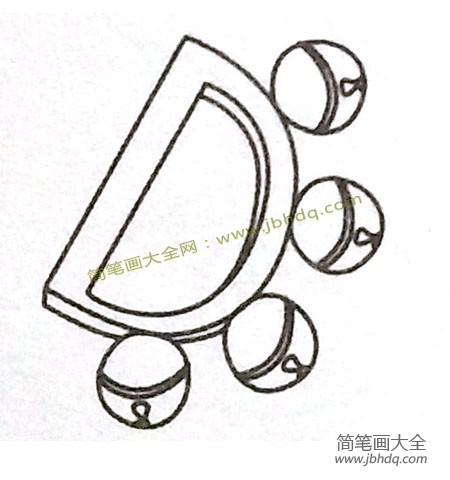 手摇铃简笔画