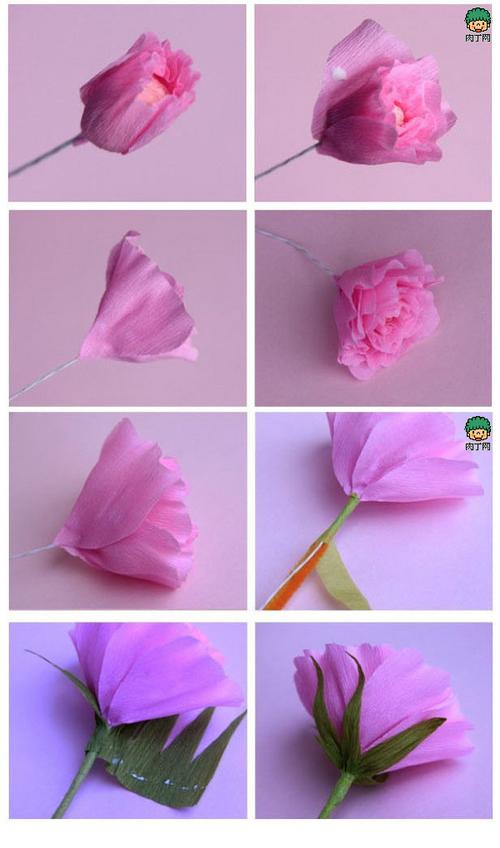 彩色皱纹纸幼儿园布置手工diy皱纸折花纸手揉纸批发整包100张免邮