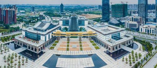 桂林新区"一院两馆"航拍图