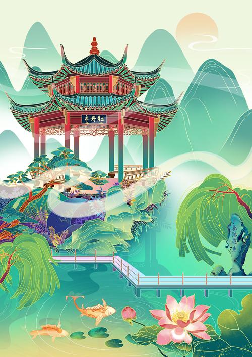西湖系列——花港观鱼