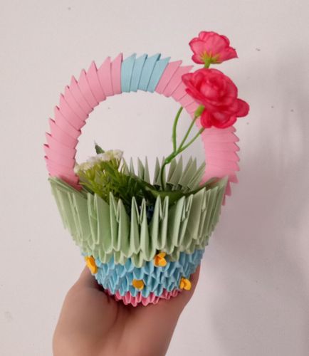 手工制作,花篮